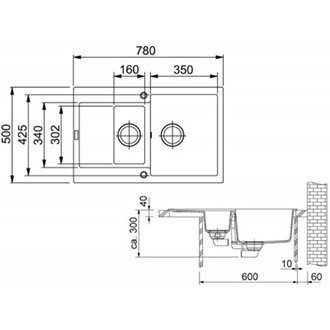 Кухонная мойка гранитная Franke MRG 651, 78x50, сахара (114.0381.016) Кухонная мойка гранитная Franke MRG 651, 78x50, сахара (114.0381.016)