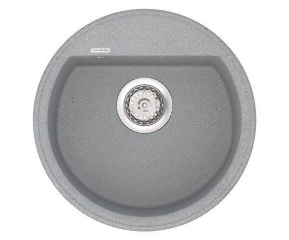 Кухонная мойка гранитная Vankor Easy, 45x45, серый (EASY EMR 01.45 GRAY)