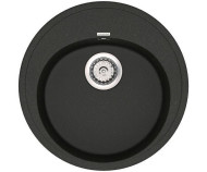 Кухонна мийка гранітна Vankor Sity, 50х50, чорний (SITY SMR 01.50 BLACK)