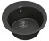 Кухонна мийка гранітна Vankor Sity, 50х50, чорний (SITY SMR 01.50 BLACK)