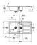 Кухонна мийка сталева Grohe K400, 98x51 (31569SD0)