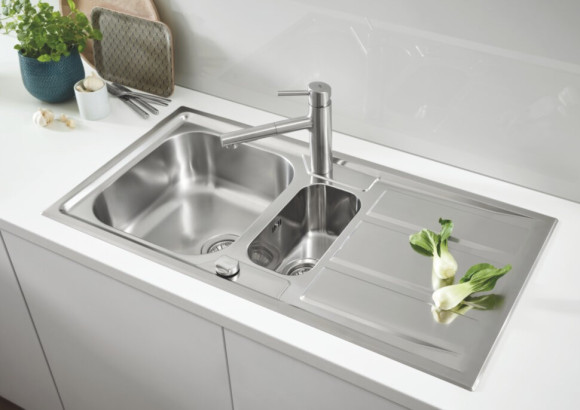 Кухонна мийка сталева Grohe K400, 98x51 (31569SD0)