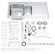 Кухонна мийка сталева Grohe K400, 98x51 (31569SD0)