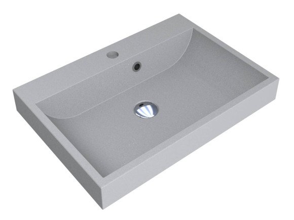 Умывальник VARNA 600 MIRASTONE STONE GRAY