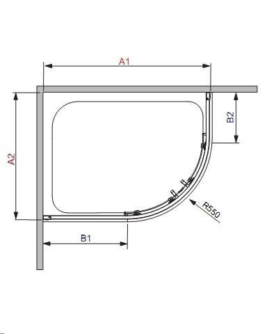 Душевая кабина Radaway Premium Plus, 120x90 (30483-01-01N)