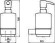 Дозатор для рідкого мила Emco Loft (0521 001 01)