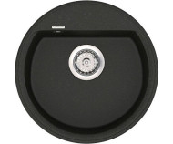 Кухонна мийка гранітна Vankor Easy, 45x45, чорний (EASY EMR 01.45 BLACK) Кухонна мийка гранітна Vankor Easy, 45x45, чорний (EASY EMR 01.45 BLACK)