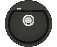 Кухонна мийка гранітна Vankor Easy, 45x45, чорний (EASY EMR 01.45 BLACK)