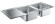 Кухонна мийка сталева Grohe K500, 116x50 (31588SD0)