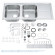 Кухонна мийка сталева Grohe K500, 116x50 (31588SD0)