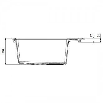 Кухонная мойка гранитная Franke SID 610, 53x43, сахара (114.0497.990)