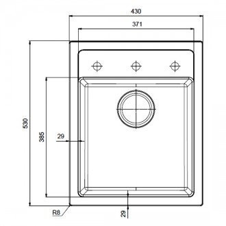 Кухонная мойка гранитная Franke SID 610, 53x43, сахара (114.0497.990)