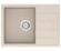 Кухонна мийка гранітна Vankor Easy, 62x44, бежевий (EASY EMP 02.62 BEIGE)