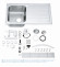 Кухонна мийка сталева Grohe K500, 86x50 (31571SD0)