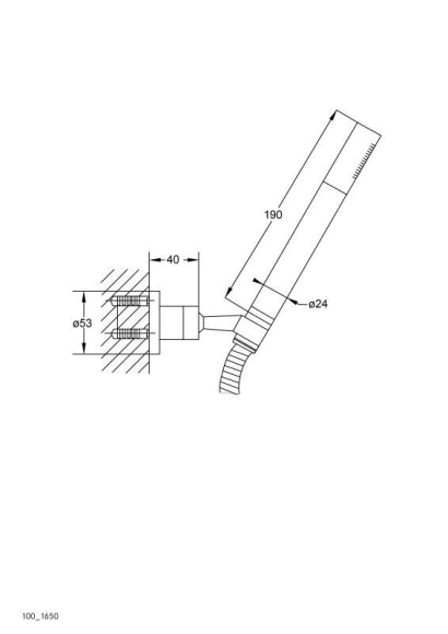 Душевой гарнитур Steinberg Serie 100 (100 1650)