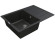 Кухонна мийка гранітна Vankor Easy, 62x44, чорний (EASY EMP 02.62 BLACK)
