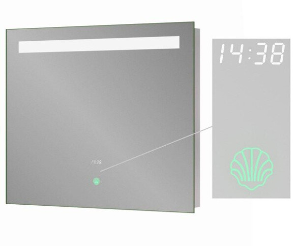 Зеркало в ванную Sanwerk Lava Deluxe, 80x65 (ZL0000122)