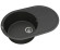 Кухонная мойка гранитная Vankor Sity, 78х50, черный (SITY SMO 02.78 BLACK)