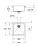 Кухонная мойка стальная Grohe K700, 46x46 (31578SD0)