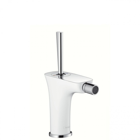 Смеситель для биде Hansgrohe PuraVida, джойстик, белый (15270400)