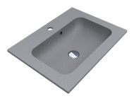 Умивальник DELLA 600 MIRASTONE GRAY Умивальник DELLA 600 MIRASTONE GRAY