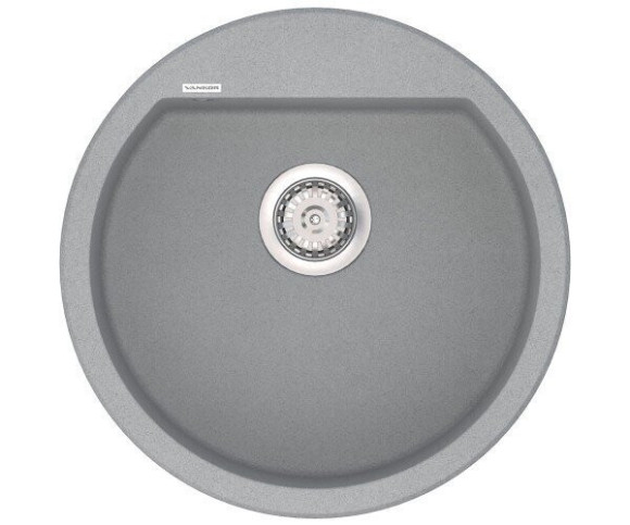 Кухонная мойка гранитная Vankor Tera, 50x50, серый (TERA TMR 01.50 GRAY)