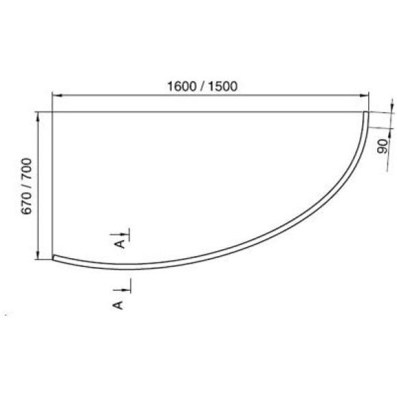 Панель для ванни Ravak Avocado 150, 150 (CZS1000A00)