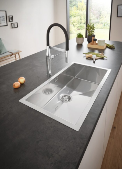 Кухонна мийка сталева Grohe K700, 86x46 (31580SD0)