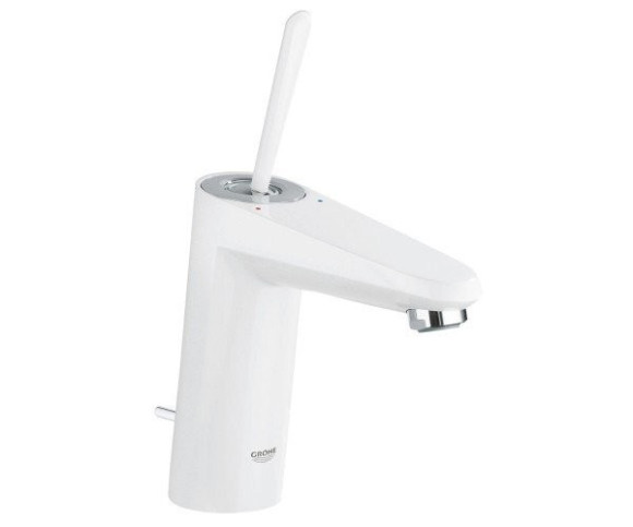 Cмеситель для умывальника Grohe Eurodisc, джойстик, белый (23427LS0)