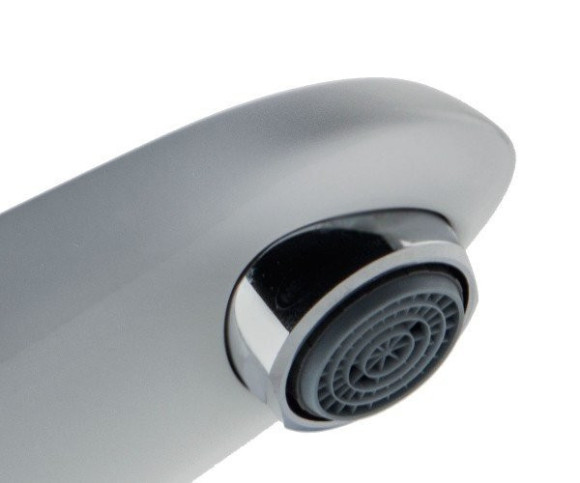 Cмеситель для умывальника Grohe Eurodisc, джойстик, белый (23427LS0)