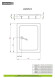 Душовий піддон Radaway Laros D, 100x90 (SLD91017-01)