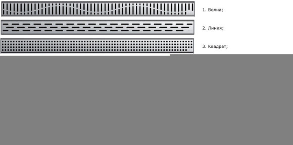 Душовий канал (трап) Aco ShowerDrain C-line, 58 (408756)