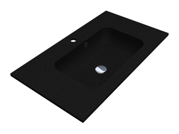 Умывальник DELLA 800 MIRASTONE BLACK