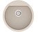 Кухонна мийка гранітна Vankor Tera, 50х50, бежевий (TERA TMR 01.50 BEIGE)