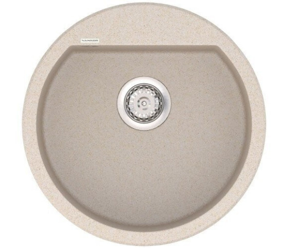 Кухонная мойка гранитная Vankor Tera, 50х50, бежевый (TERA TMR 01.50 BEIGE)