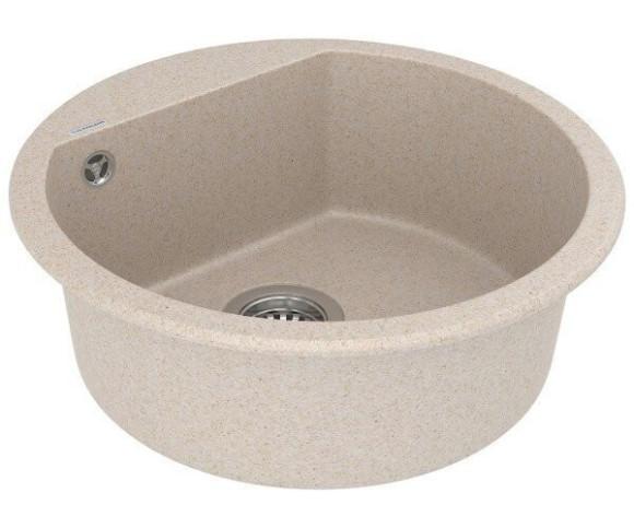 Кухонная мойка гранитная Vankor Tera, 50х50, бежевый (TERA TMR 01.50 BEIGE)