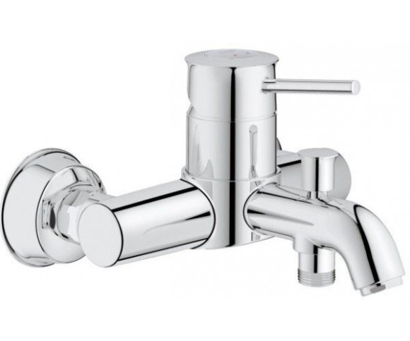 Смеситель для ванны Grohe BauClassic, однорычажный, хром (32865000)