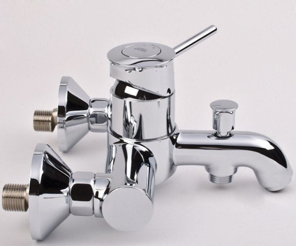 Смеситель для ванны Grohe BauClassic, однорычажный, хром (32865000)