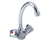 Смеситель для кухни KFA Armatura Standart, двухвентильный, хром (302-314-00)