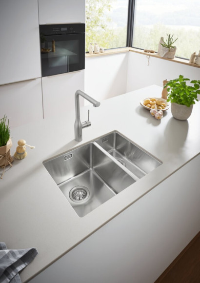 Кухонная мойка стальная Grohe K700U, 58x44 (31577SD0)