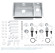 Кухонная мойка стальная Grohe K700U, 76x45 (31575SD0)