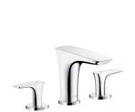 Cмеситель для умывальника Hansgrohe PuraVida, двухвентильный, хром (15073000)