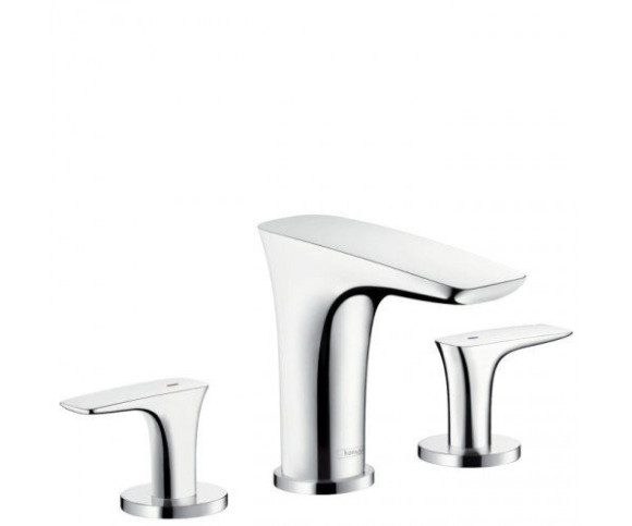 Змішувач для умивальника Hansgrohe PuraVida, двовентильний, хром (15073000) Змішувач для умивальника Hansgrohe PuraVida, двовентильний, хром (15073000)