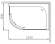 Душовий піддон AM.PM Bliss L, 120x80 (W56T-302R120W)