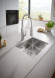 Кухонная мойка стальная Grohe K700U, 54x44 (31574SD0)
