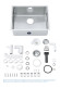 Кухонная мойка стальная Grohe K700U, 54x44 (31574SD0)