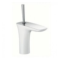 Cмеситель для умывальника Hansgrohe PuraVida, джойстик, белый (15070400)