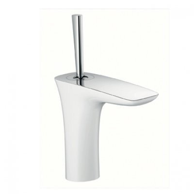 Cмеситель для умывальника Hansgrohe PuraVida, джойстик, белый (15070400)