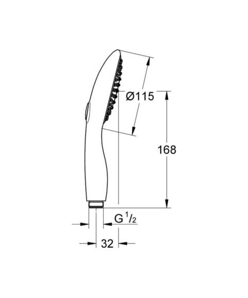 Ручний душ Grohe Power&Soul (27671LS0)