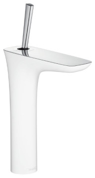 Змішувач для умивальника Hansgrohe PuraVida, джойстик, білий (15081400)